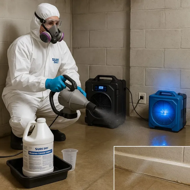 Sanitization and Odor Removal process in Stallings, NC