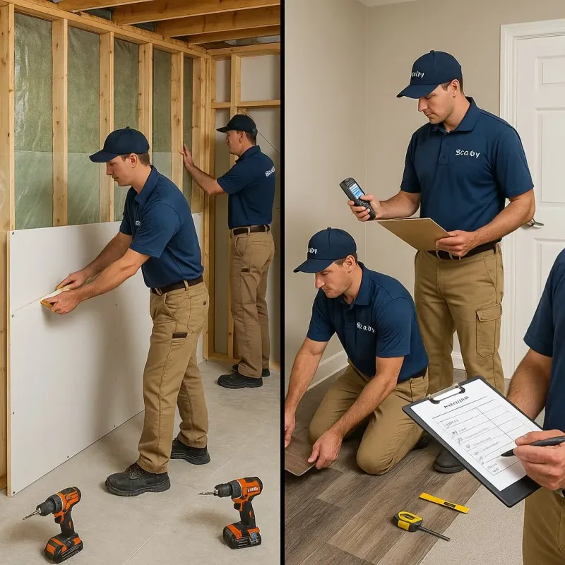 Repairs and Reconstruction process in Stallings, NC